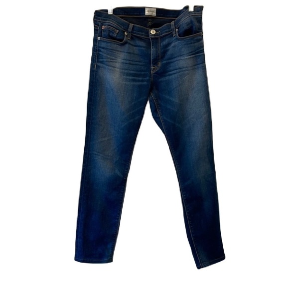 Sz32 Hudson Krista Super Skinny Ankle Denim in a dark wash BGLO colour VGUC - Picture 4 of 14